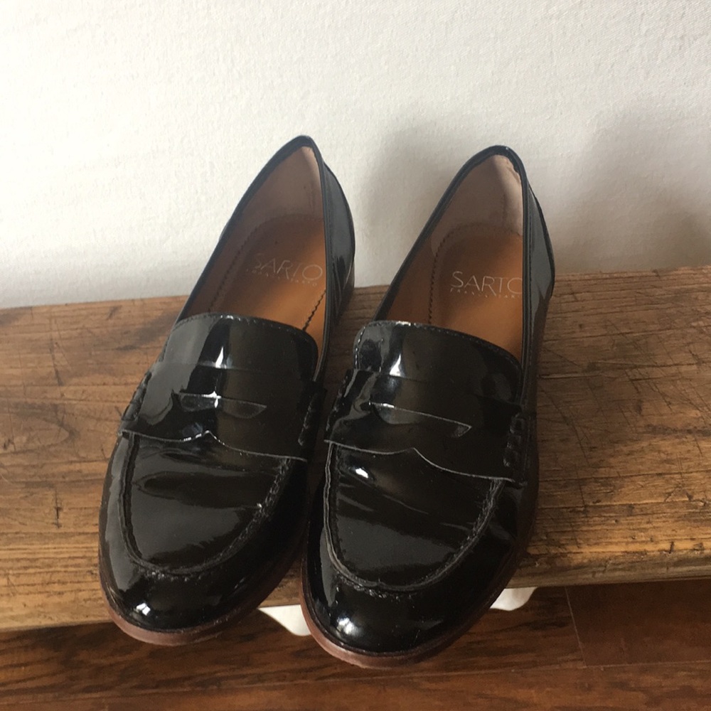 Franco Sarto Patent Leather Loafers